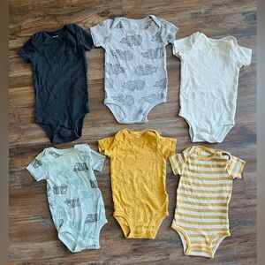 Simple Joys by Carter's Baby Boys' Short-Sleeve Bodysuit Pack of 6 size 12m